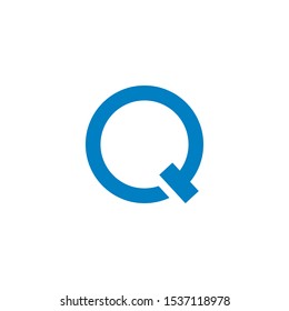 Q letter logo template vector icon 