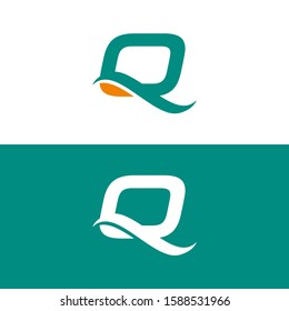 Q letter Logo Template vector illustration