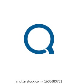 Q letter logo template vector icon 