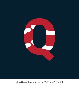 Q letter logo or q text logo and q word logo design.