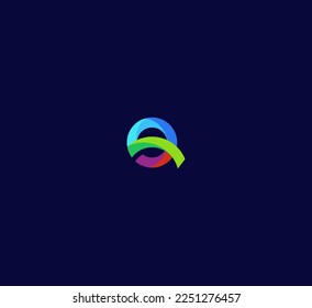 Q Letter Logo Usable Vector Template Abstract Monogram Symbol 