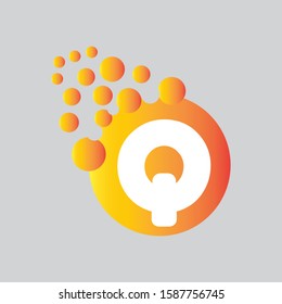 q letter logo and vector