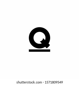 Q letter logo vector abstract