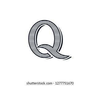 Q Letter Logo Vector Design Template.