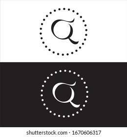 Q letter logo vector design