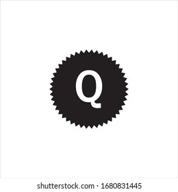 Q letter logo vector design