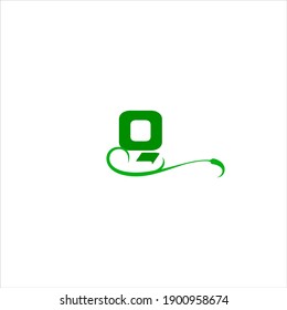 Q letter logo vector design on white color background. q icon