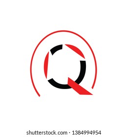 q letter logo vector illustration