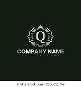 Q letter logo vector illustration design