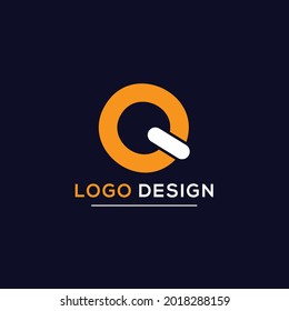 Q letter logo vector shape design