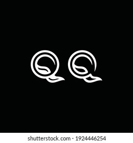 Q letter logo vector symbols	