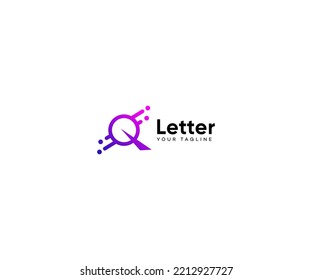 Q-Letter-Logo, Vektorvorlage Abstraktes Monogramm-Symbol