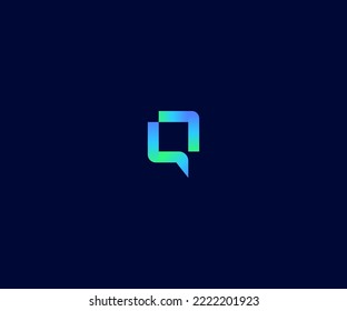 Q Letter Logo Vector Template Abstract Monogram Symbol. Usable for Business sport, technology, fashion, digital And future creative logo