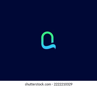 Q Letter Logo Vector Template Abstraktes Monogramm Symbol. Für Business Sports, Technologie, Mode, Digital- und künftiges kreatives Logo verwendbar