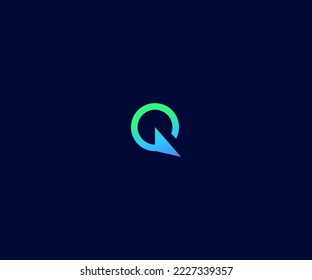 Q Letter Logo Vector Template Abstract Monogram Symbol. Usable for Business sport, technology, fashion, digital And future creative logo