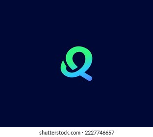 Q Letter Logo Vector Template Abstract Monogram Symbol. Usable for Business sport, technology, fashion, digital And future creative logo