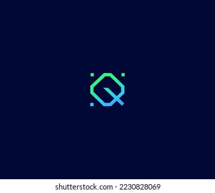 Q Letter Logo Vector Template Abstract Monogram Symbol. Usable for Business sport, technology, fashion, digital And future creative logo