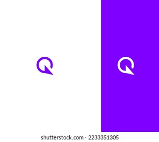 Q Letter Logo Vector Template Abstract Monogram Symbol. Usable for Business sport, technology, fashion, digital And future creative logo