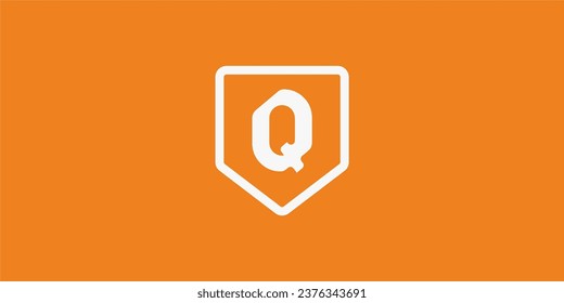 
Q Letter Logo Vector Template Abstract Monogram Symbol . letter Q inside the shield  Letter Usable for Best modern, business, company, corporate, premium, sport, technology And future creative logo
