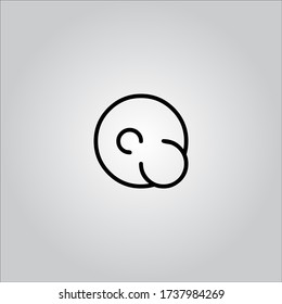 Q letter logo with white background.Nice letter icon.