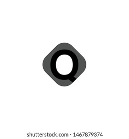 Q letter logotype, icon, vector illustration