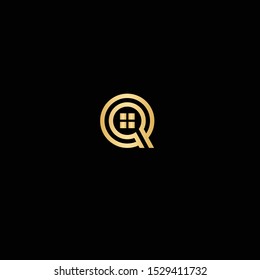 Q letter Luxury architecture logo vector free