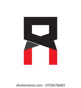 Q letter with Martial Belt logo design vector