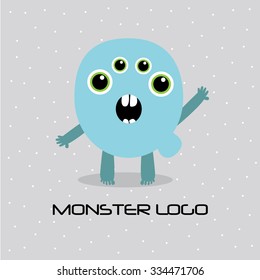 Q Letter Monster Logo