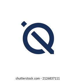 Q letter with pencil initial logo vector template design