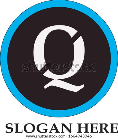 Q Letter Proffesional Logo Template