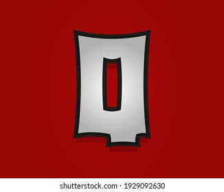 Q letter Rock and Roll font. Classic, retro vintage 1970s design. Vector font for rock music poster, vintage label and more