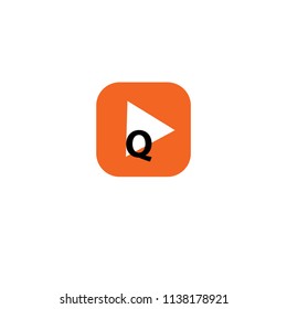 Q Letter Rounded Square Logo