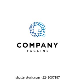 
Q Letter Techno Vector logo icon vector Template.eps