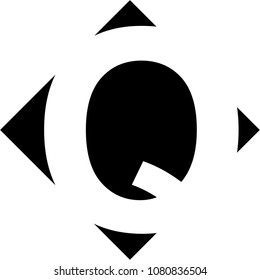 q letter vector logo
