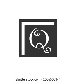 Q letter vector logo