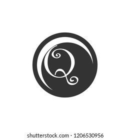 Q letter vector logo