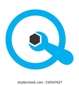 q letter vector logo