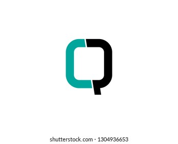 Q letter vector logo design