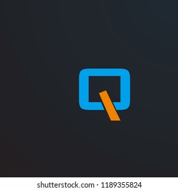 Q letter vector logo, symbol, sign, or mark design illustration