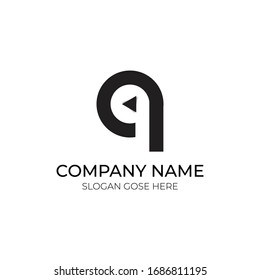 Q letter wave Logo Template vector illustration. Q monogram. Q letter logo. 