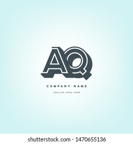 A Q letters Joint logo icon vector template.
