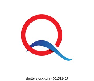 Q letters logo and symbols