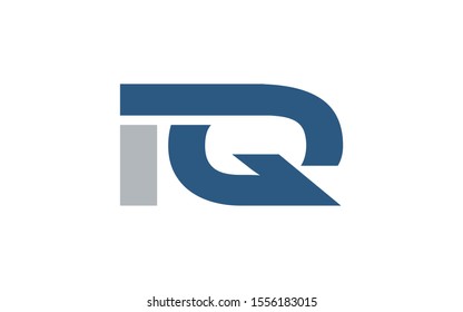 I AND Q letters LOGO. Unique Textual Logo. Fresh concept. 