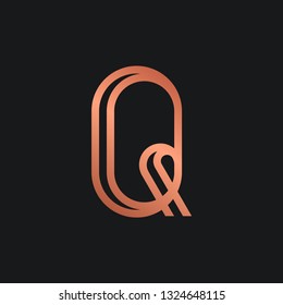 Q lineart letter. this is good for any industry, business, or company. like hotel & travel, photography, architecture, technology/computer, fashion, clothing, food & drink, jewelry, etc.