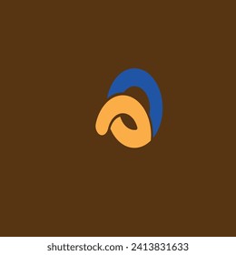 Q logo in blue and orange