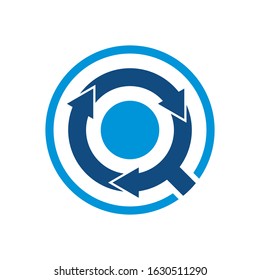 Q Logo can be used for company, icon, and others.