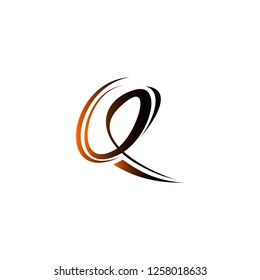 Q logo desain inspiration,lettering logo,desain template vector