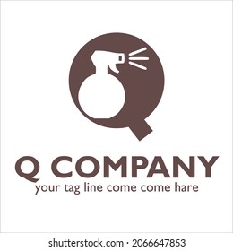 Q logo design on Spa and Esthetics theme