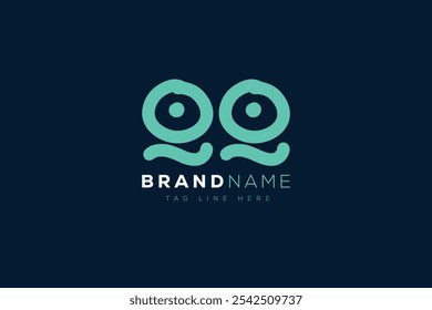 Design dos logotipos Q e Q. QQ abstract Letters Monograma de Logotipo. Este design de logotipo é o processo de criação de um símbolo visual que representa uma marca, empresa ou indivíduo.