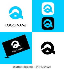 The Q logo design is simple but easy to remember